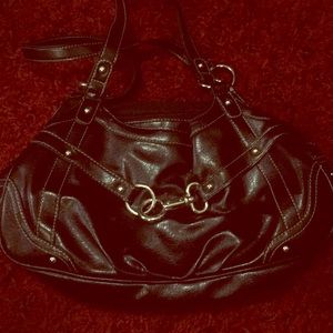 ❤️Black purse💐 with silver hardware💋